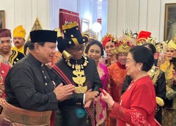 Prabowo Bertemu Megawati Di Sela-sela Upacara HUT RI Ke-78