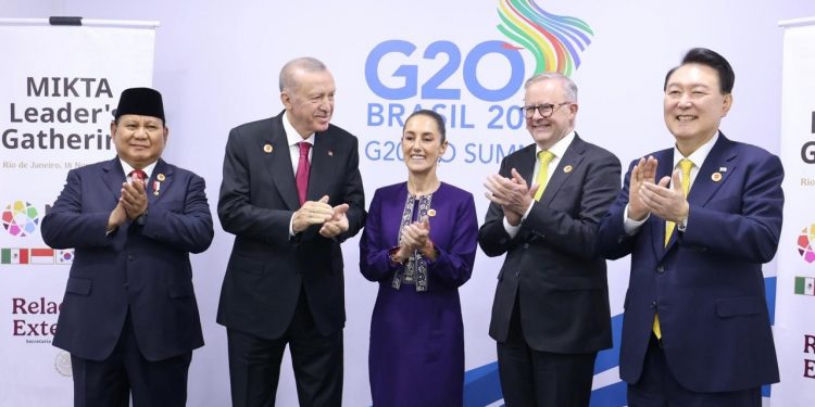KTT G20 Brasil: Presiden Prabowo Bertemu Para Pemimpin MIKTA 10 KTT G20 Brasil: Presiden Prabowo Bertemu Para Pemimpin MIKTA