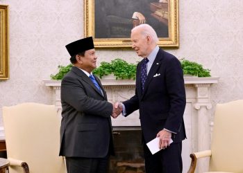 Joe Biden Sambut Hangat Prabowo Subianto di Gedung Putih