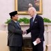 Joe Biden Sambut Hangat Prabowo Subianto di Gedung Putih