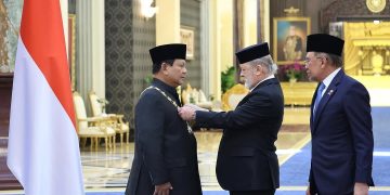 Presiden Prabowo Diberi Anugerah Kehormatan Darjah Kerabat Johor di Malaysia